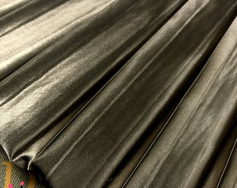 2 meters 150cm 59.05" width bronze  accordion pleated faux silk satin fabric for dress skirt MM393