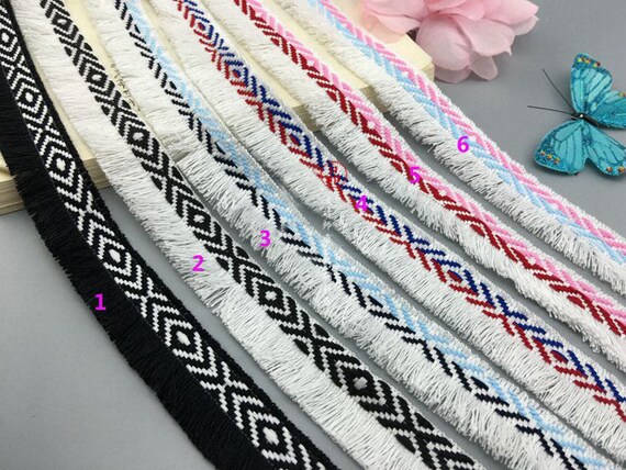 1/3/5/10 Metri 17 cm Nappe e Frange Trim Paillettes in Pizzo Guarnizioni Decorazione Nastro per Abiti Latini Abiti da Cucito Artigianato Accessori-1 Metri-Blu