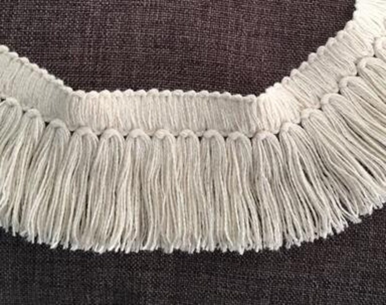 Beige Ivory 15 Yard Cotton Tassels Fringe Tapes Lace Trim Etsy