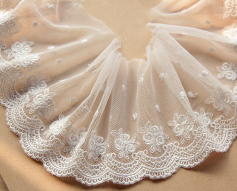 10 yard 9cm 3.54 wide ivoryblacknavy rose mesh embroidery tapes lace trim ribbon ML25L23 free ship