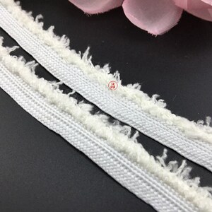 Cinta de encaje de marfil de 10 yardas con incrustaciones de borde de unión de cuerda accesorios de prenda para facilitar la costura 1.2cm 0.47 &quot;de ancho ML481I25