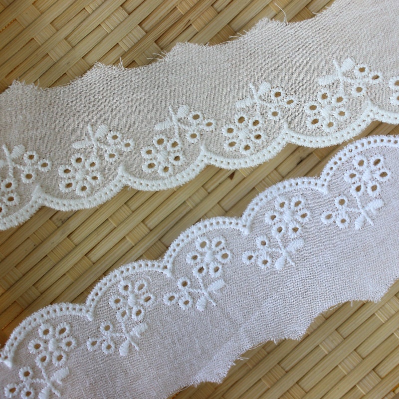 Lace Trims Cotton Dot Ivory Beige Black Water Soluble Fabric Cloth Ribbon  Tapes Sewing Material 65800M4F376 