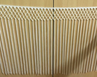 1 yard Ivory Black Red Rayon Tassels Fringe Lace Trim Ribbon Latin Dance Dress Clothing Sewing Accessories 40cm/50cm wide M74C1