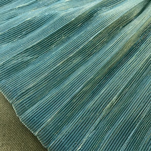 2 meters 150cm 59&quot; width green shiny pleated accordion mesh tulle fabric dress clothes materials MM464