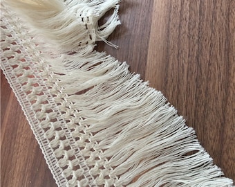 AWAYTR Bordure à Franges En Coton De 9,1 M De Large Pour