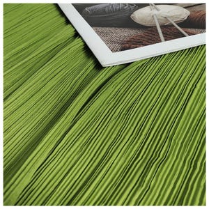 Pleated Fabric Stiff Plisse Accordion Creative Crimping Handmade DIY Background Decorative Printmaking Fabric 150cm 59" Width M96F2