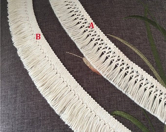 5/10 Metri 30 centimetri Lungo Nappa Frangia Trim Nastro di Pizzo per
