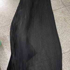 2 meters Black Pleated Chiffon Fabric Plisse Fabric for Dress Skirt Costume Sewing Craft Materials 150cm 59&quot; width MM117