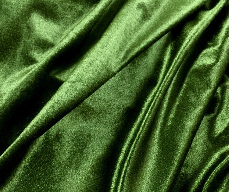 1 meter 150cm 59.05 width green elastic stretch soft flash pleuche fabric curtain sportswear material MM7 free ship