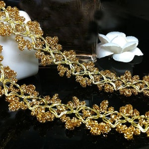 10 yard 2.5cm 0.98 wide gold braided tapes lace trim ribbon ML125P65 free ship