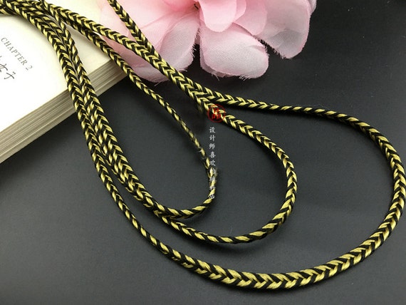 10 yard 2.5cm 0.98 wide gold braided tapes lace trim ribbon ML125P65 free ship