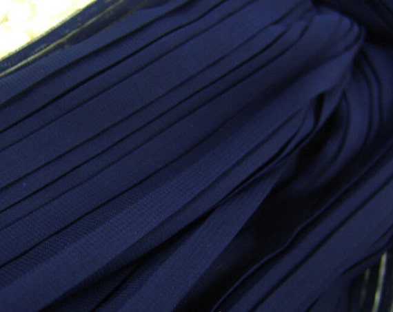 thumbnail image 2 of 1 Meter Pleated Chiffon Fabric - White & Purple, DIY Craft Material For Dresses, Skirts, Sewing Projects 2 of 6