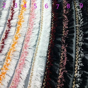 2 yard 23cm 9.05 wide blackwhite tassel fringe tapes lace trim ribbon b4gy3 free ship