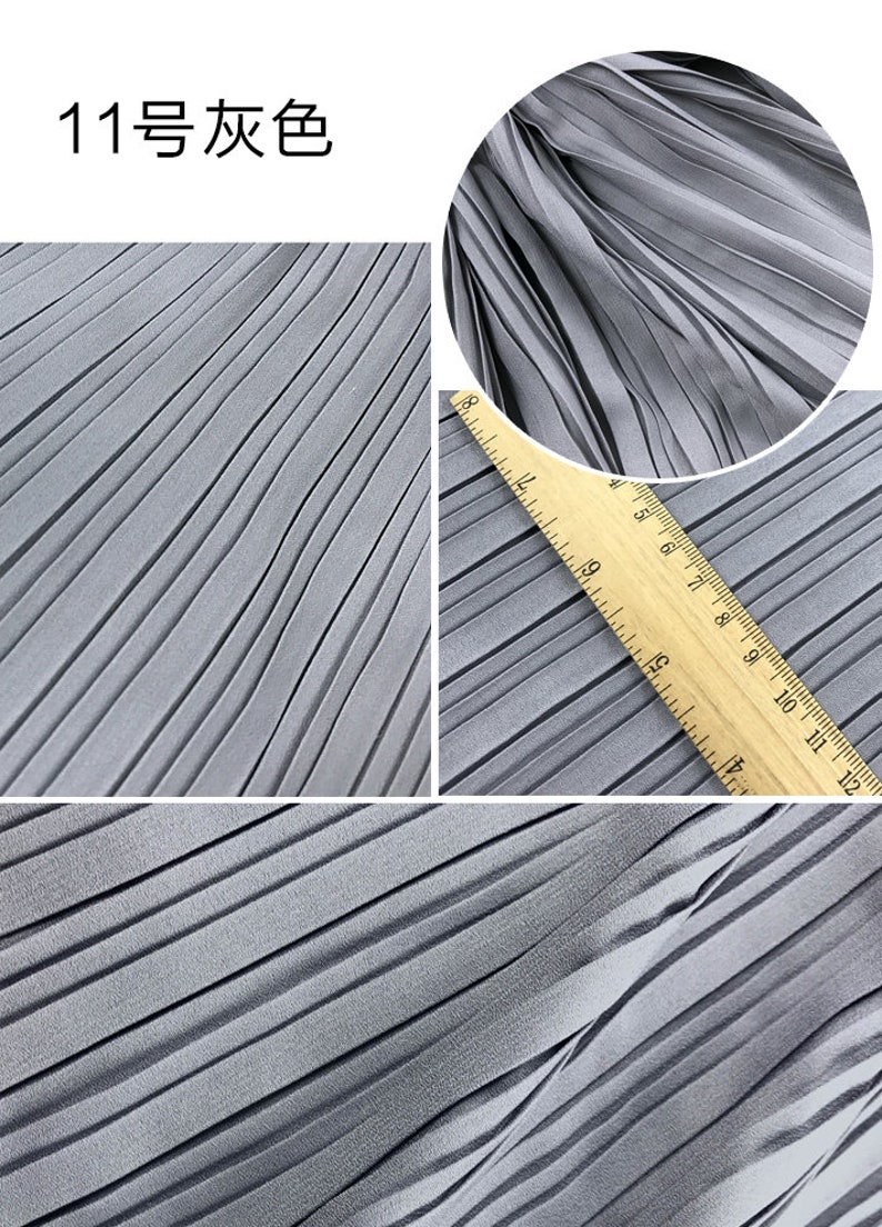 2 meters 150cm 59 width pale yellow pleated chiffon fabric pearl yarn fabric wedding dress materials MM96 Free Ship