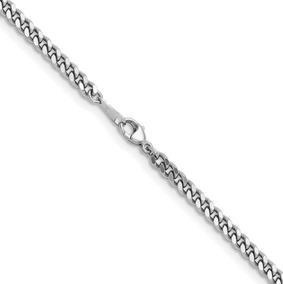 3.5 mm プラチナ PT950 ダイヤモンドカット カーブチェーンネックレス