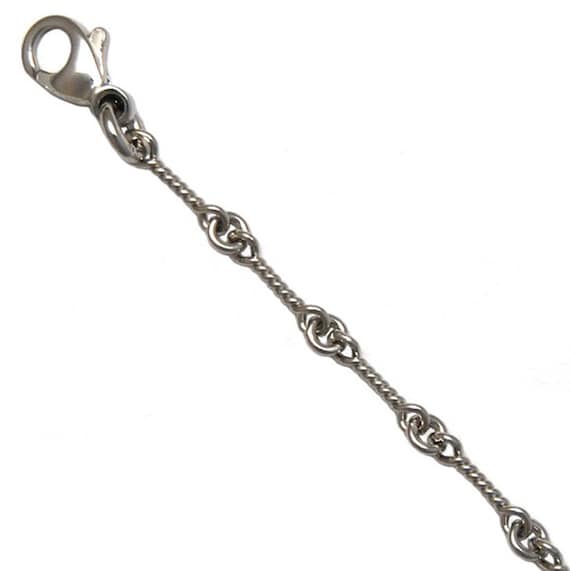 pt950 ツイストチェーン ネックレス 2.8 mm プラチナ PT950 ツイストリンクチェーン 7インチ 16インチ 18