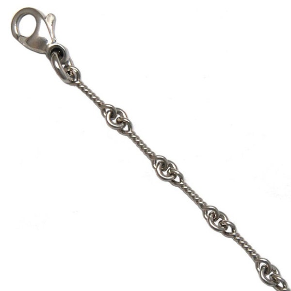 2.8mm Platinum PT950 Twist Link Chain 7" 16" 18" 20" 24"