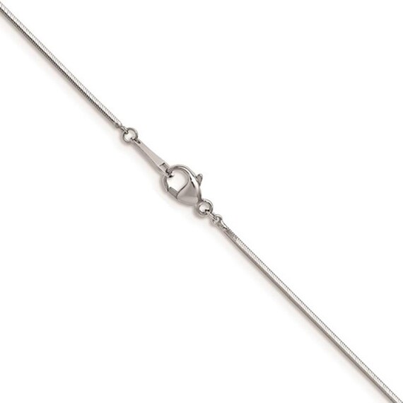 Women and Men Stainless Steel Snake Box Chain Necklace 1mm 2.0mm 18/20