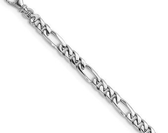 20" 6.2mm Platinum PT950 Figaro Chain Necklace