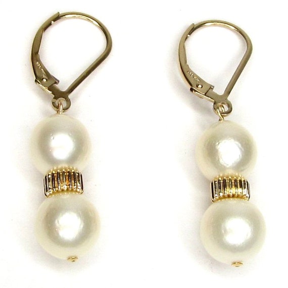 Pendientes Novia En Oro Blanco Y Circonitas Con Perlas Cultivadas