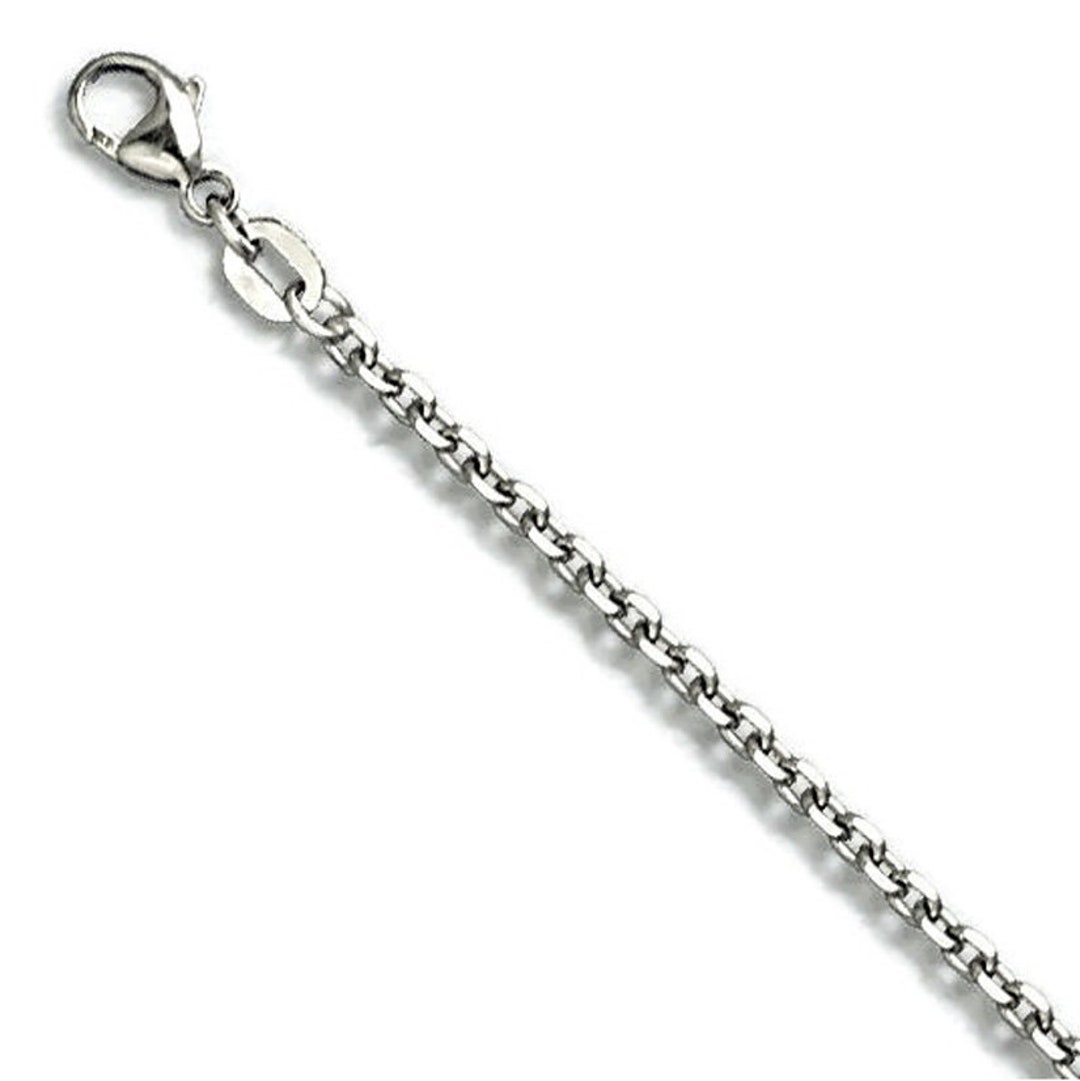 pt950 シンプル　チェーン　ネックレス クリップチェーン ネックレス Pt950プラチナ ユニセックス 新品