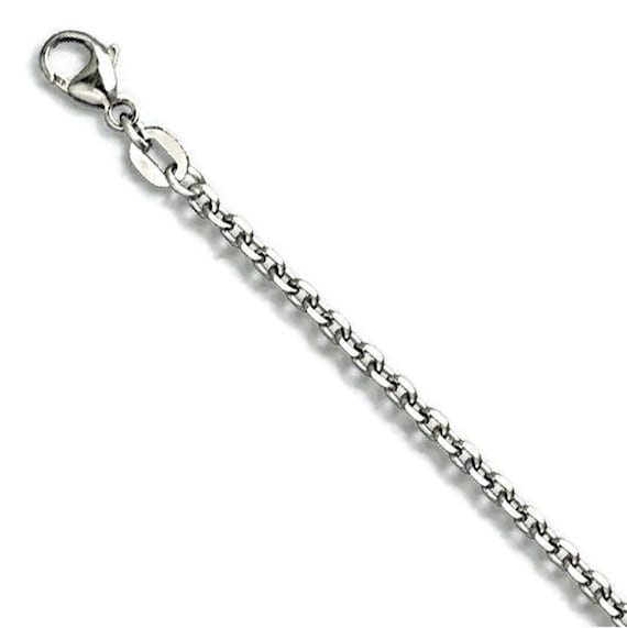 2.0 mm プラチナ PT950 ダイヤモンドカット ケーブルチェーン