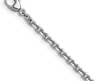 2.8 mm プラチナ PT950 ツイストリンクチェーン 7インチ 16インチ 18
