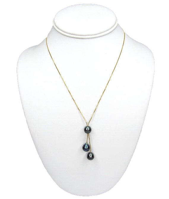 Perle Di Coltura Di Tahiti Nere A Goccia - Perle Di Tahiti - Perle