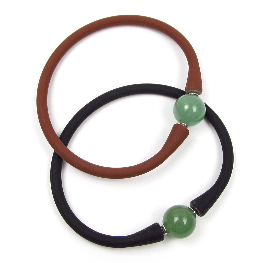 Verdit-Jade Rund 8mm X 40cm - Natürlicher Edelstein-Grosit