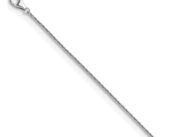 May include: A silver chain necklace with a lobster clasp.