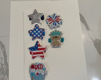 Patriotiska hårspännen