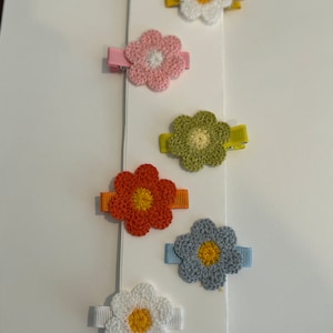Flower hair clips