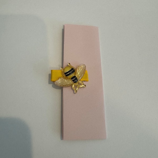 bee hair clip