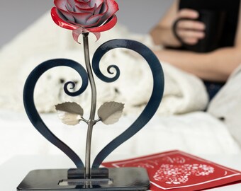 Regalo personalizado forjado a mano hierro forjado rojo metal - Etsy México Regalo personalizado forjado a mano hierro forjado rojo metal - Etsy México
