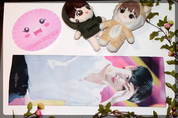 Slogan WannaOne CIX Jinyoung Fan Slogan Wanna One Kpop Towel Korean Bae Jin Young Poster