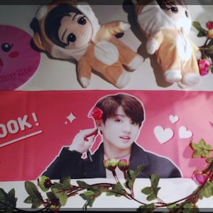 Slogan  - BTS Jungkook Fan Slogan Bangtan Jung Kook Korean Towel Kpop Army
