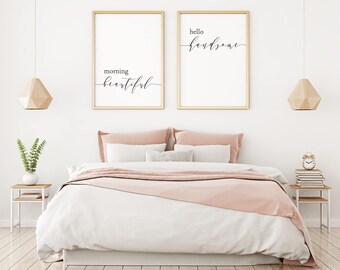 Above bed decor | Etsy