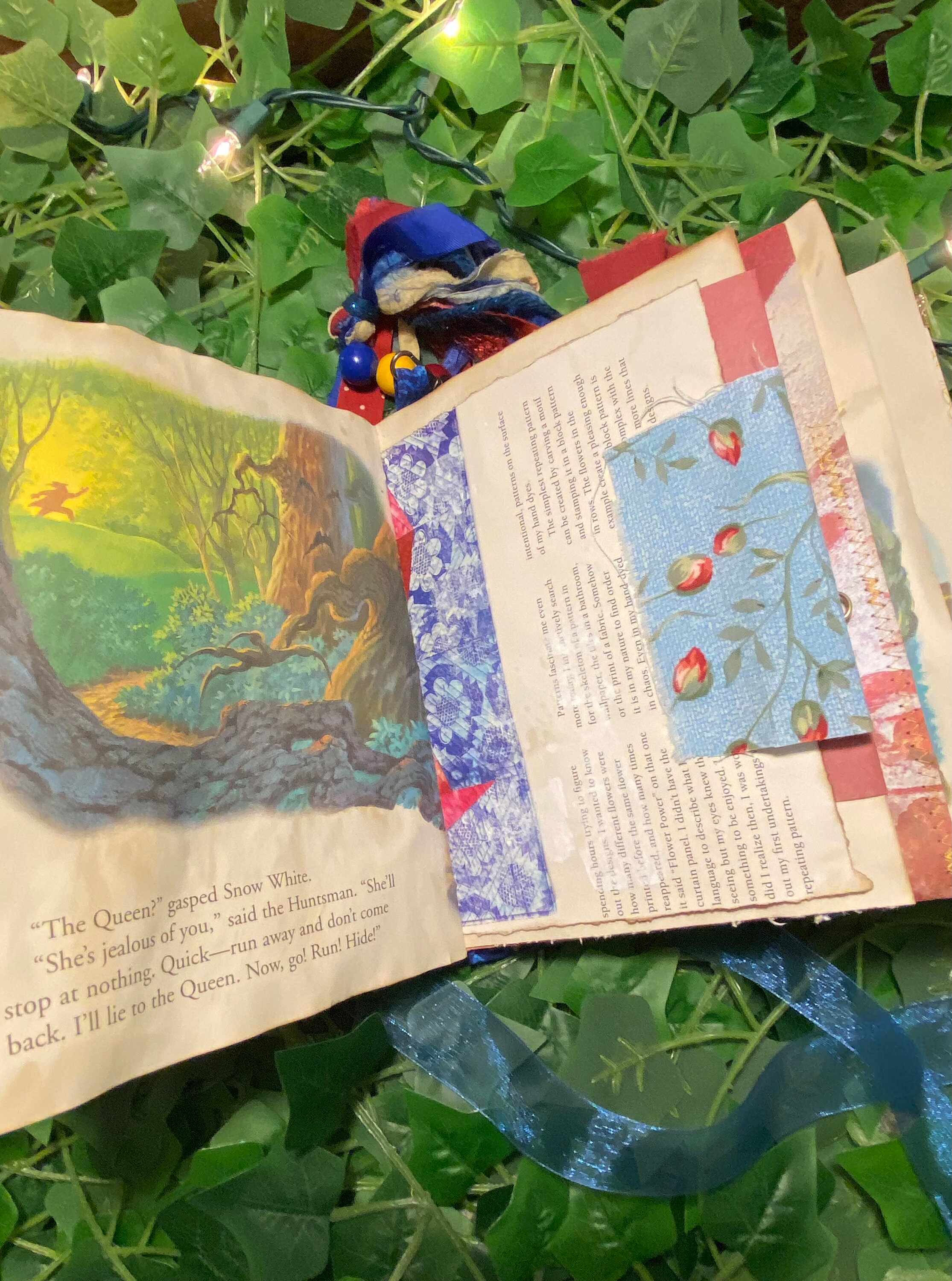 Vintage Look Snow White Little Golden Book Junk Journal, Distressed