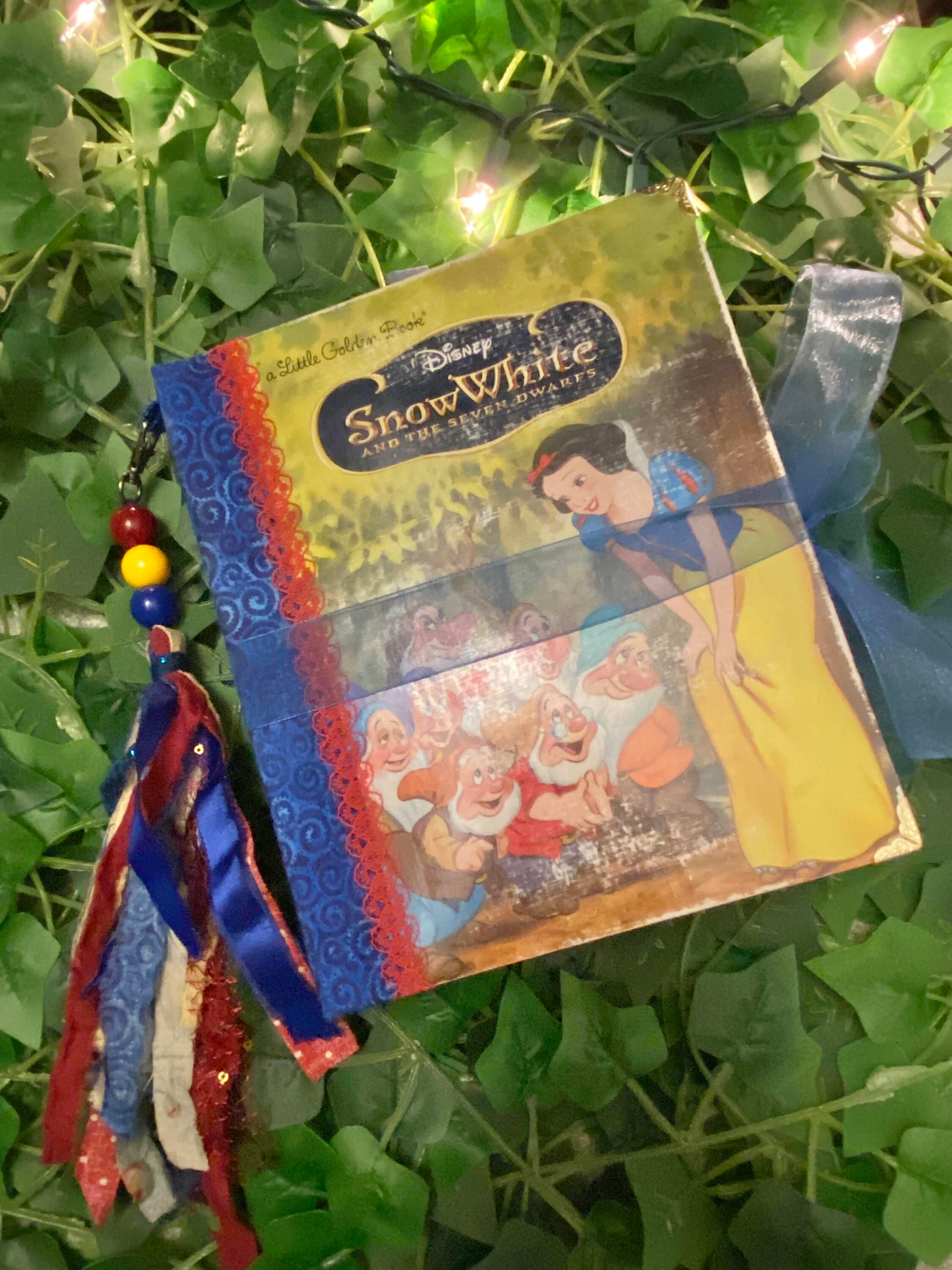 Vintage Look Snow White Little Golden Book Junk Journal, Distressed