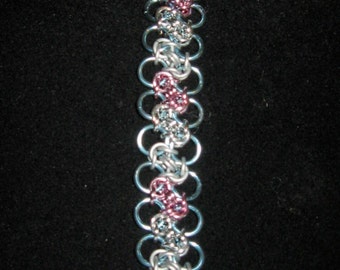 Chainmail Bracelet (Diagonal Byzantine)