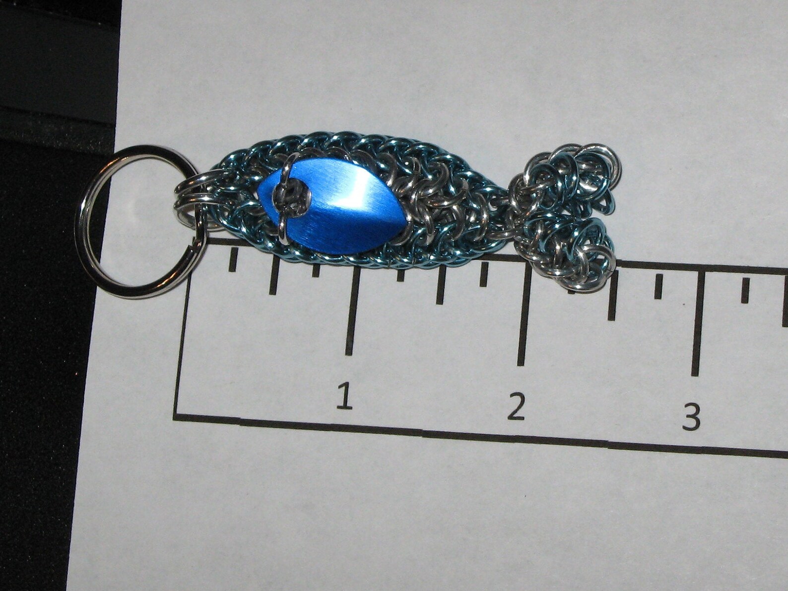 Chainmaille Fish Keychain - Etsy