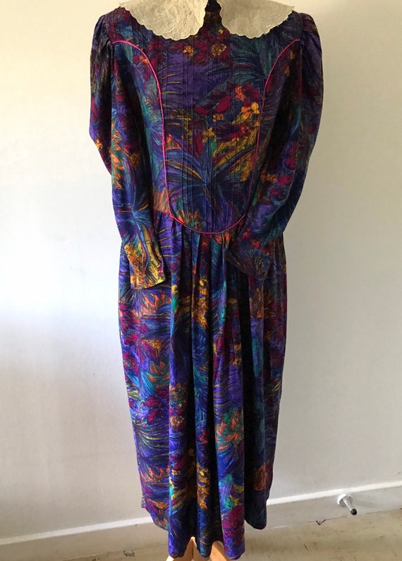 Phool vintage 80s lace collared 3/4 sleeves prairi