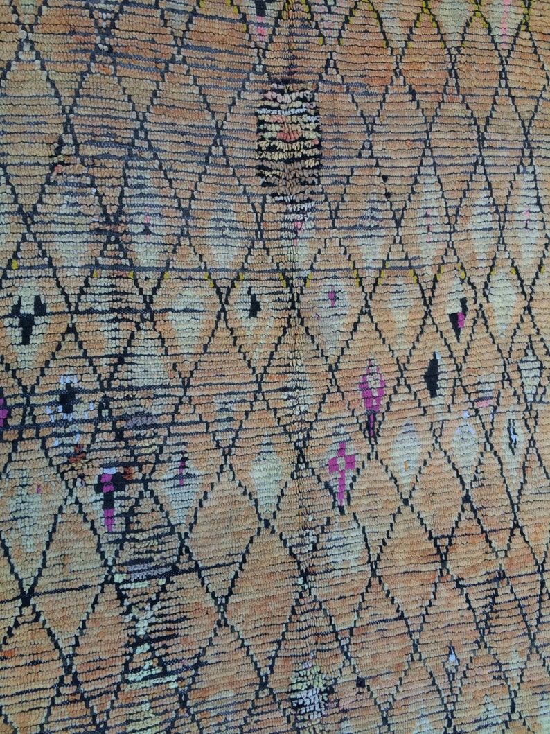 VINTAGE MOROCCAN RUG Etsy