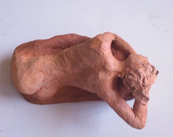 Sculpture : Languid woman  by Catherine Zivi