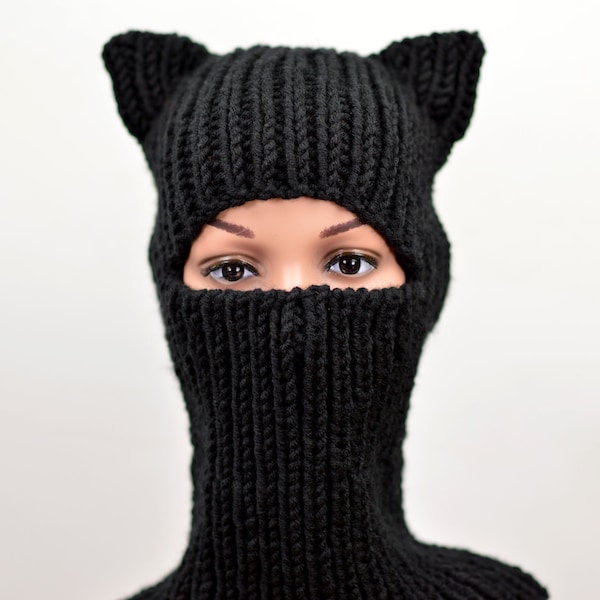 Balaclava With Ears Etsy