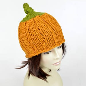 Jack O Lantern Hat Pattern // Halloween Hat Pattern Halloween Clothing Pumpkin Beanie Halloween Costume Womens Hat Bonnet Femme Knit Pattern