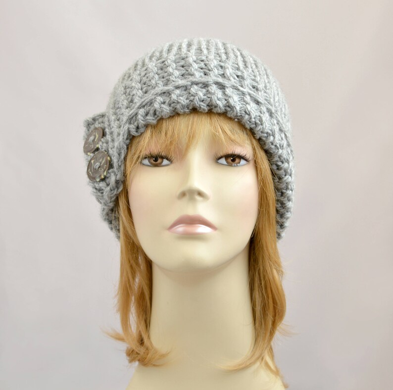 Hat Knitting Pattern // Knit Hat Pattern Womens Knit Hat Etsy