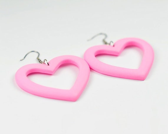 Pink Hearts Earrings Pink Hearts Earrings