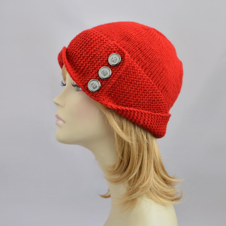 Hat Knitting Pattern // Robin Hood Hat Pattern Womens Hat | Etsy