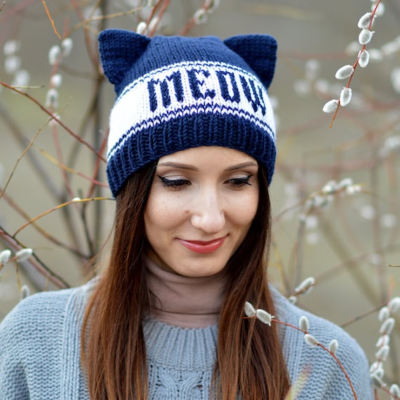 Custom Embroidered Hats With Cat Ears 